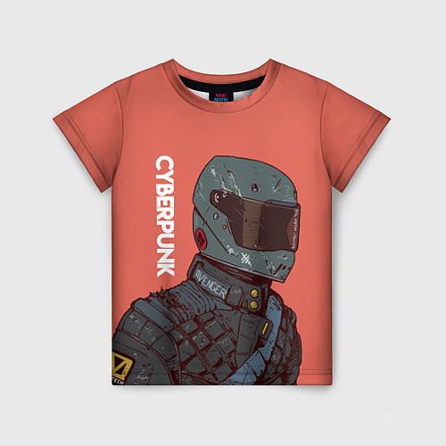 Детская футболка Cyberpunk Спина / 3D-принт – фото 1