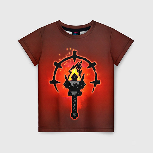 Детская футболка Darkest Dungeon Факел / 3D-принт – фото 1
