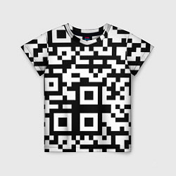 Детская футболка Qr codeкуаркод