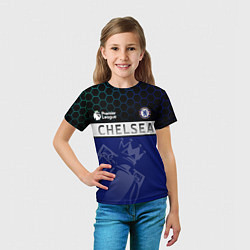 Футболка детская FC Chelsea London ФК Челси Лонон, цвет: 3D-принт — фото 2
