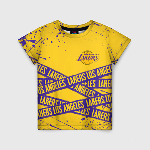 Детская футболка LAKERS SPORT LINE STYLE NBA / 3D-принт – фото 1