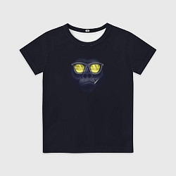 Футболка детская Обезьяний chill, цвет: 3D-принт