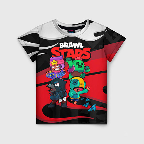 Детская футболка Бойцы Brawl Stars / 3D-принт – фото 1