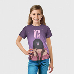 Футболка детская BTS Bulletproof Boy Scout, цвет: 3D-принт — фото 2