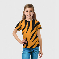 Футболка детская Тигррра, цвет: 3D-принт — фото 2
