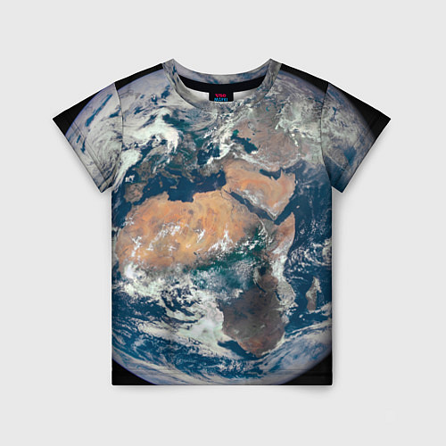 Детская футболка Третья планета от Солнца Земля / 3D-принт – фото 1