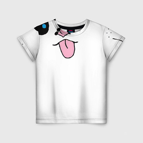 Детская футболка Лапы,усы,хвост / 3D-принт – фото 1