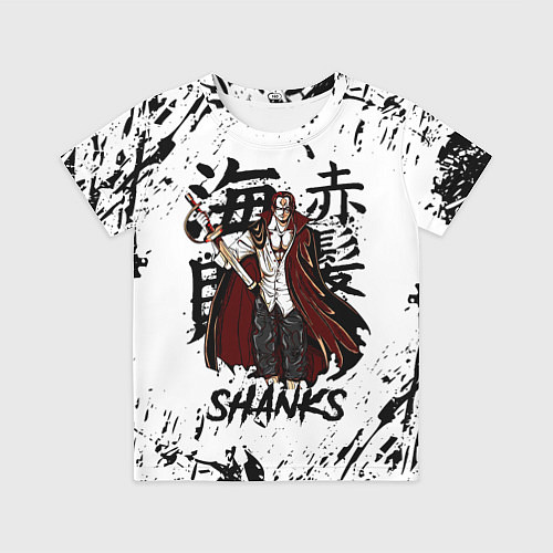 Детская футболка SHANKS ONE PIECE / 3D-принт – фото 1