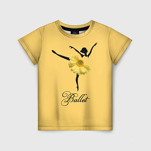Детская футболка Ballet Балет / 3D-принт – фото 1