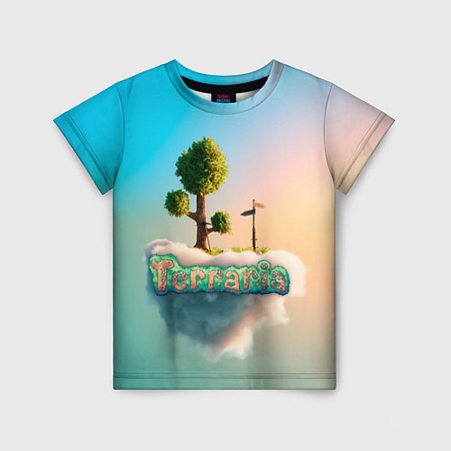 Детская футболка Облако в Террарии / 3D-принт – фото 1