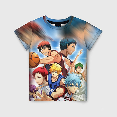 Детская футболка KUROKO BASKETBALL КОМАНДА / 3D-принт – фото 1