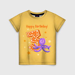 Детская футболка Третий день рождения