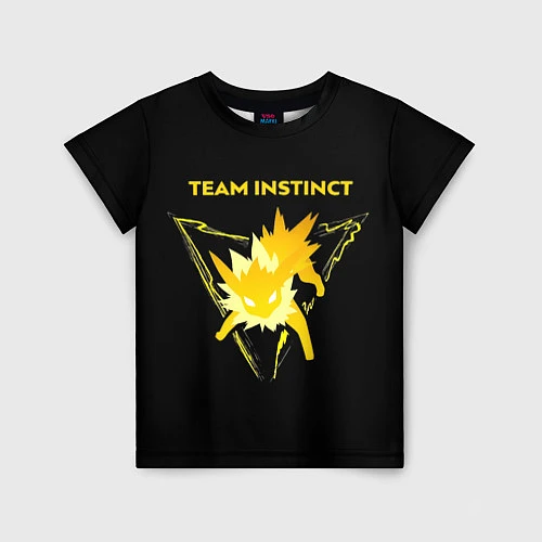 Детская футболка Team Instinct - Pokemon GO / 3D-принт – фото 1