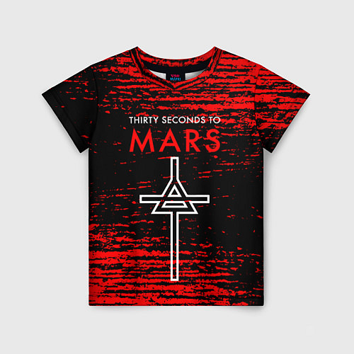 Детская футболка 30 Seconds to Mars - До марса 30 сек / 3D-принт – фото 1