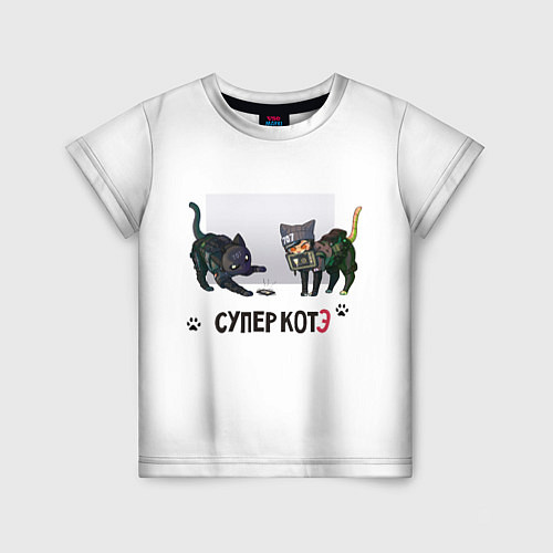 Детская футболка Коты бандиты / 3D-принт – фото 1