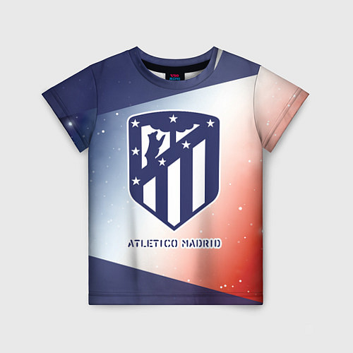 Детская футболка АТЛЕТИКО Atletico Madrid Графика / 3D-принт – фото 1