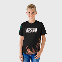 Футболка детская Hyper scape gaming, цвет: 3D-принт — фото 2