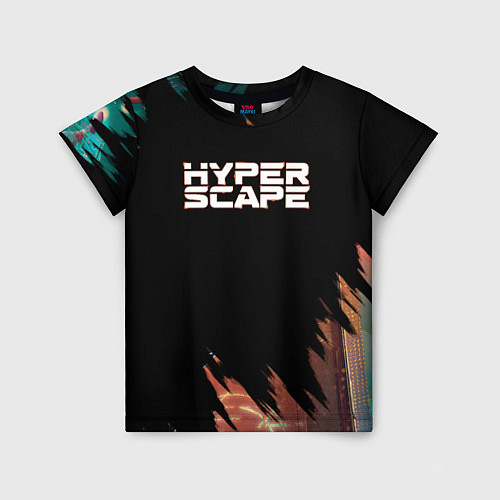 Детская футболка Hyper scape gaming / 3D-принт – фото 1