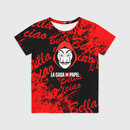 Детская футболка La Casa de Papel белла чао / 3D-принт – фото 1
