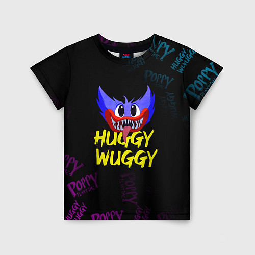 Детская футболка HUGGY WUGGY PATTERN / 3D-принт – фото 1