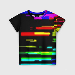 Детская футболка Color fashion glitch