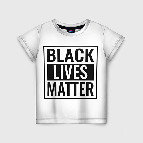 Детская футболка Black Lives Matters / 3D-принт – фото 1