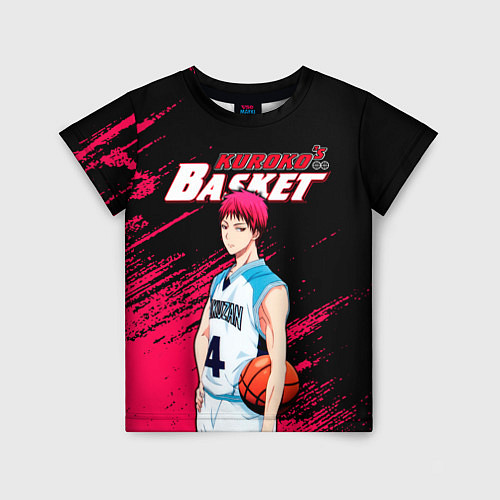 Детская футболка Kuroko no Basuke, Akashi Seijuro Сейджуро Акаши / 3D-принт – фото 1