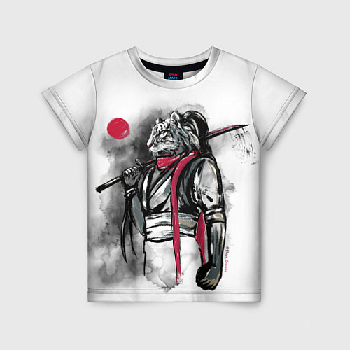 Детская футболка ТигроСамурай / 3D-принт – фото 1