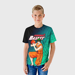 Футболка детская Kuroko no Basuke, Midorima Shintaro Шинтаро Мидори, цвет: 3D-принт — фото 2