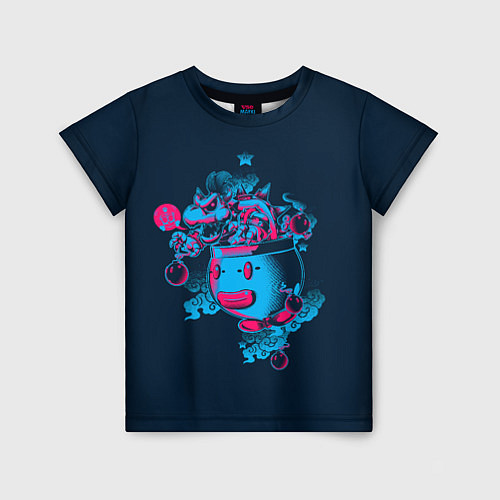 Детская футболка Дракон на ядре / 3D-принт – фото 1
