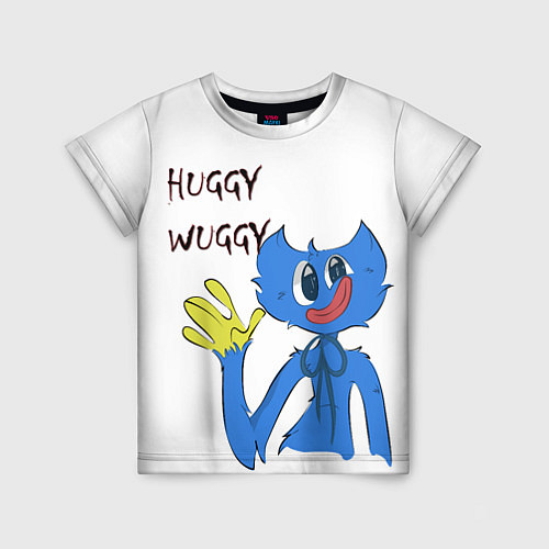 Детская футболка Huggy Wuggy - Poppy Playtime Хагги Вагги / 3D-принт – фото 1