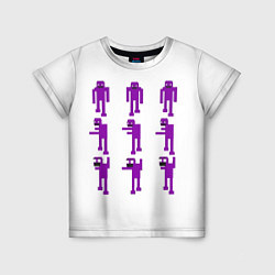 Детская футболка Five Nights At Freddys purple guy
