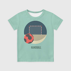 Футболка детская Handball Спорт, цвет: 3D-принт