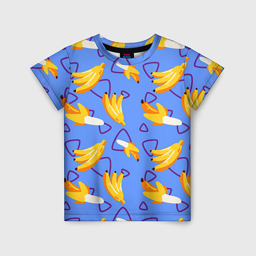 Детская футболка Спелые бананы / 3D-принт – фото 1
