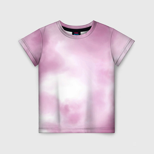 Детская футболка Tie-dye Pink / 3D-принт – фото 1