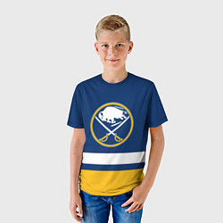 Футболка детская Buffalo Sabres, Баффало Сейберз, цвет: 3D-принт — фото 2