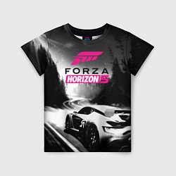 Футболка детская Forza Horizon 5 - night race, цвет: 3D-принт