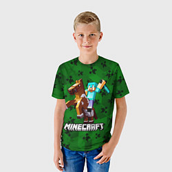 Футболка детская Minecraft, Майнкрафт 2022, цвет: 3D-принт — фото 2