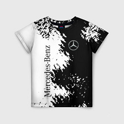 Футболка детская Mercedes-Benz: Black & White, цвет: 3D-принт