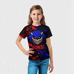 Футболка детская SONIC EXE DARK SONIC, цвет: 3D-принт — фото 2