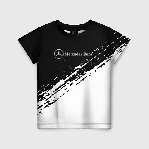 Детская футболка Mercedes-Benz - Разделение / 3D-принт – фото 1