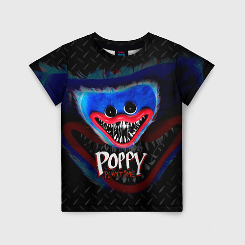 Детская футболка Хагги Вагги Паппи Плейтайм Poppy Playtime / 3D-принт – фото 1