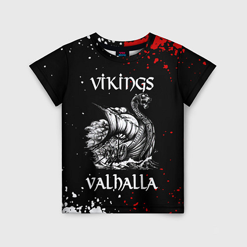 Детская футболка Викинги: Вальхалла Vikings: Valhalla / 3D-принт – фото 1