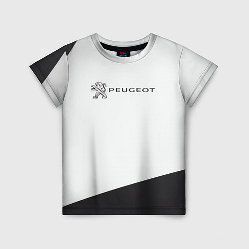 Детская футболка Peugeot геометрия / 3D-принт – фото 1