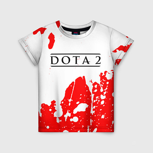 Детская футболка DOTA 2 Краски / 3D-принт – фото 1
