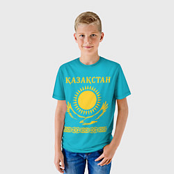 Футболка детская КАЗАКСТАН, цвет: 3D-принт — фото 2
