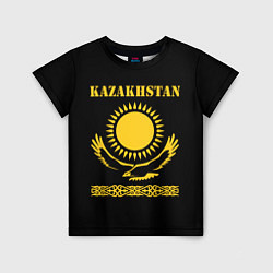 Футболка детская KAZAKHSTAN Казахстан, цвет: 3D-принт