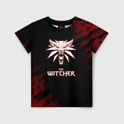 Детская футболка The Witcher Тем кто любит играть супер / 3D-принт – фото 1