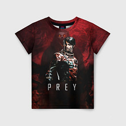 Футболка детская Prey Dark red, цвет: 3D-принт