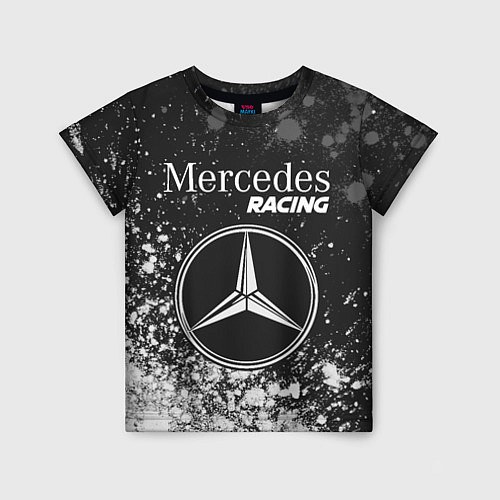 Детская футболка MERCEDES Racing - Арт / 3D-принт – фото 1